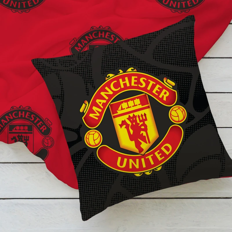 Image of Manchester United FC Man United FC Square Cushion Unclassified One Size Multi 38650199000