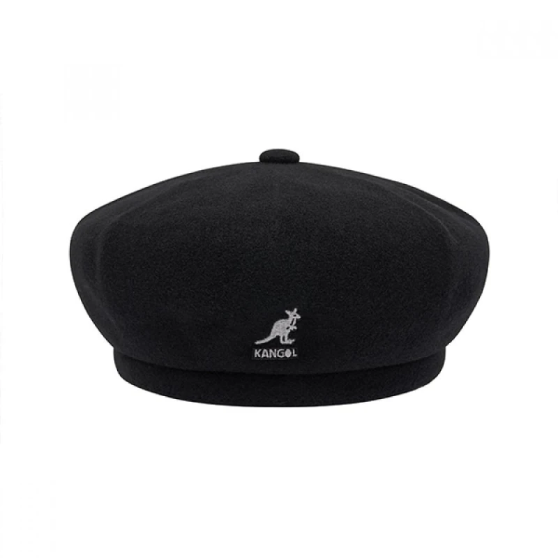 Image of TrendMecca Watches Kangol Jack S Wool Beret k3107St Black K3107ST BLACK (M)