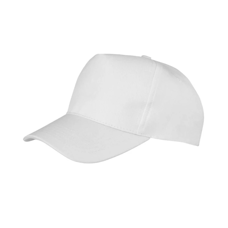 Image of Result Mens Core Boston 5 Panel Printers Baseball Cap in White White Male One Size