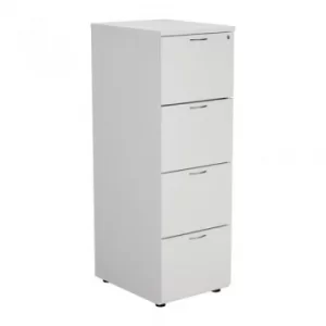 Image of First White 4 Drawer Filing Cabinet KF79920