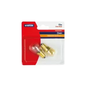 Image of Status 15w Oven Bulb - Clear