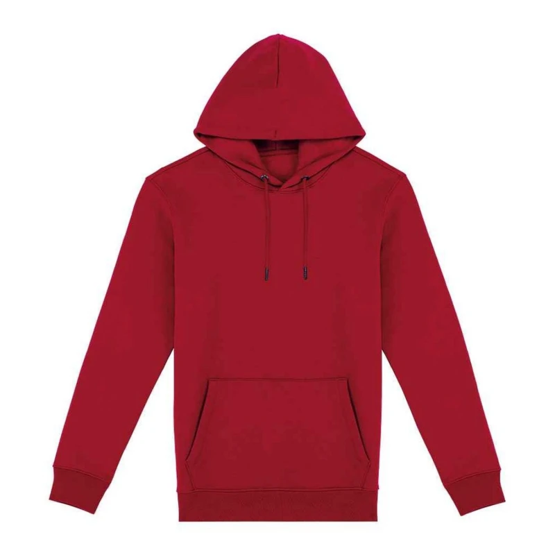 Image of Native Spirit Mens Heavyweight Hoodie in Red Size: XS Red Male XS