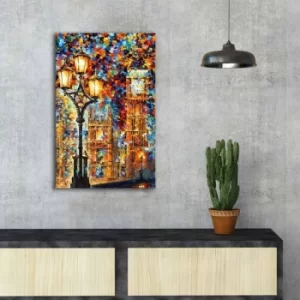 Image of FAMOUSART-074 Multicolor Decorative Canvas Painting