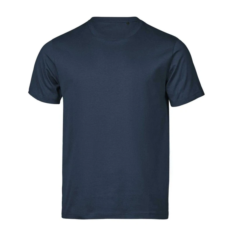 Image of TEE JAYS Mens Urban Luxury T-Shirt in Dark Navy Size: XS Dark Navy Male XS