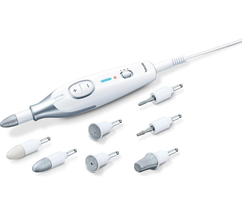 Image of BEURER MP 42 Electric Nail File - Silver & White, Silver/Grey,White 4211125574017