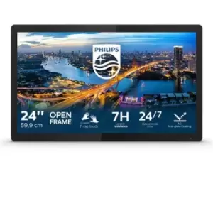 Image of Philips B Line 242B1TFL/00 Touch Screen monitor 60.5cm (23.8") 1920 x 1080 pixels Multi-touch Black