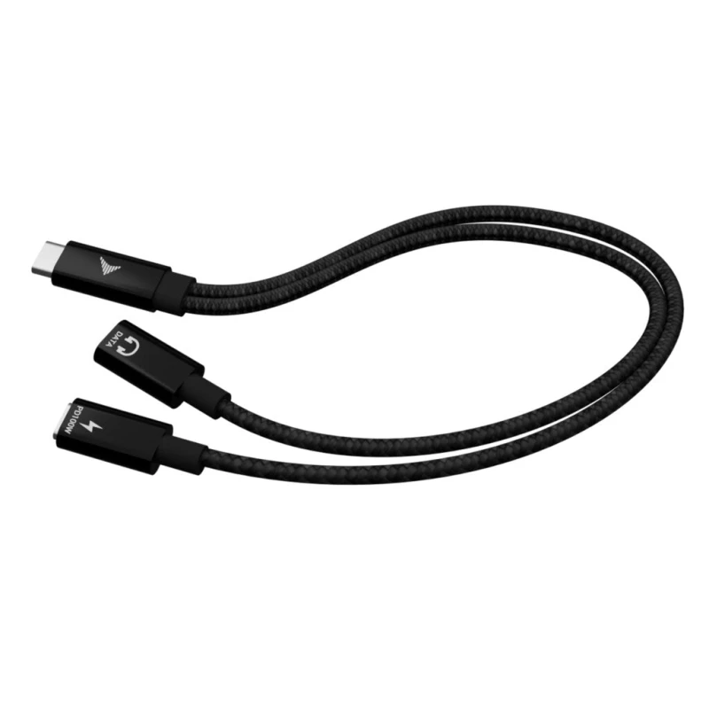 Image of i-tec i-tec USB-C Cable Splitter Audio/Data + Power Delivery 100W C31DUALSPLITTERCBLPD
