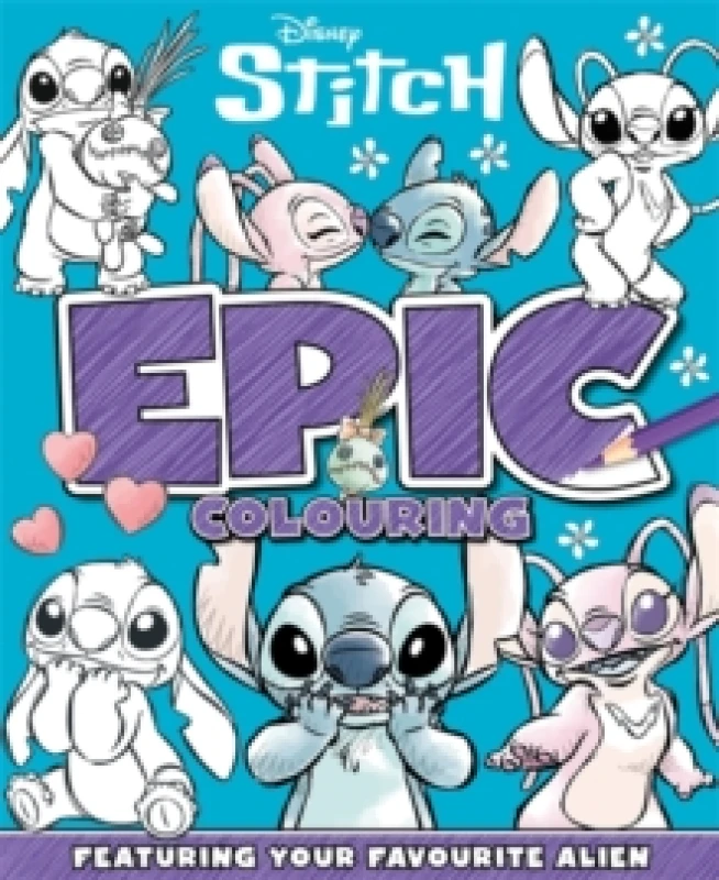 Image of Disney Stitch: Epic Colouring Paperback / softback