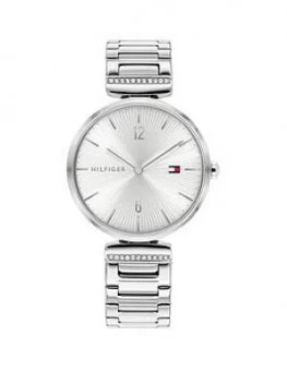 Image of Tommy Hilfiger Silver Dial Stainless Steel Bracelet Watch