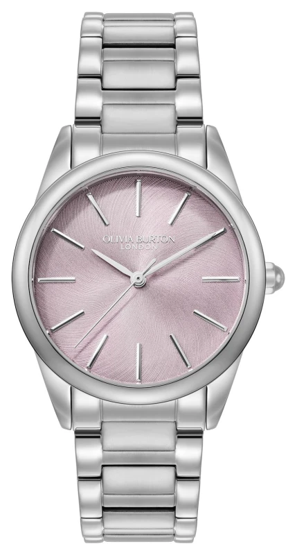 Image of Olivia Burton 24000238 Glowful (34mm) Pink Dial / Stainless Watch