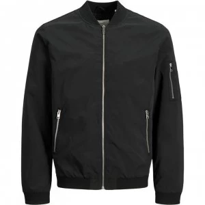 Image of Jack and Jones Bomber Jacket - Black