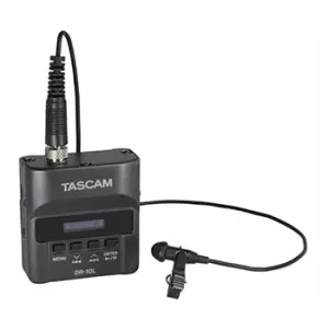 Image of Tascam DR-10L Digital Audio Recorder With Lavalier Microphone