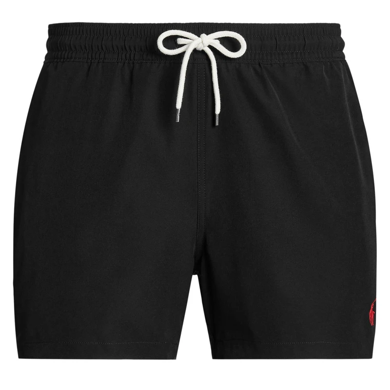 Image of Polo Ralph Lauren Traveler Shell Swimming Trunks - L Black Swimwear and Beachwear male 710907255002 L