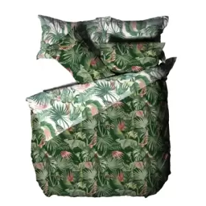 Image of Furn Amazonia Rainforest Duvet Cover Set (Single) (Jade Green)