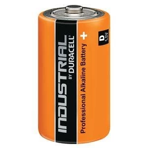 Image of Original Duracell D Industrial Alkaline Batteries 1.5V 1 x Pack of 10 Batteries