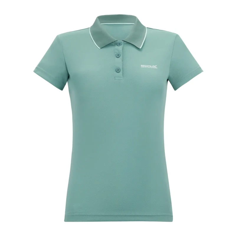 Image of Womens polo shirt Regatta Maverick V Active Vert Female 36