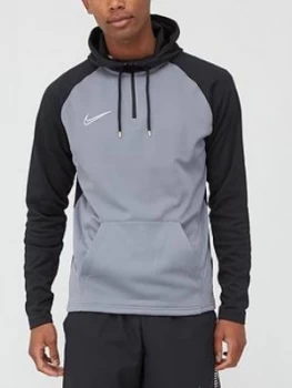 Image of Nike Gpx Academy 1/4 Zip Hoodie - Grey/Black