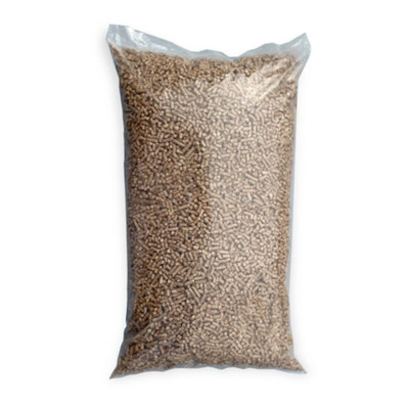 Image of Ecoblaze High-quality Wood Pellets 15Kg Bag For Outdoor Pizza Oven & Wood Stove, Brown UNBRANDED