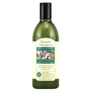 Image of Avalon Organics Rosemary Bath & Shower Gel 350ml