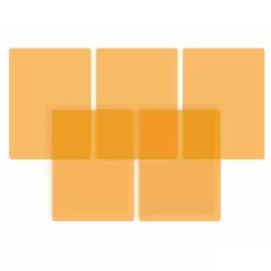 Image of Tinted Page Overlay A4 Pack of 5, Orange