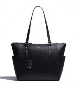 Image of Radley Silk Street Large Ziptop Tote Bag - Black