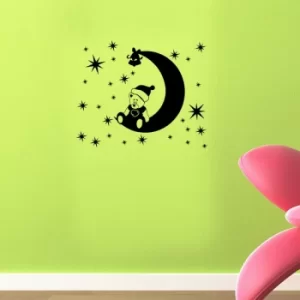 Image of KBSNOEL-1 Black Decorative Wall Sticker