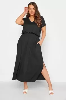 Image of V Neck Pocket Dress