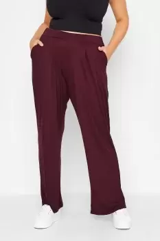 Image of Pleated Wide Leg Trousers