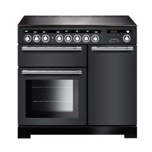 Image of Rangemaster EDL100EISLC 117350 Encore Deluxe 100cm IND Range Cooker SlateChrome
