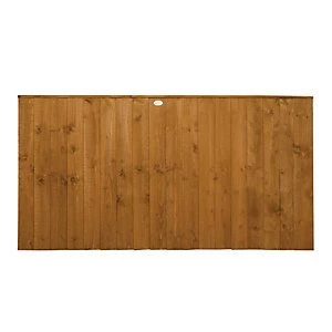 Image of Forest Garden Dip Treated Featheredge Fence Panel - 6 x 3ft Pack of 4