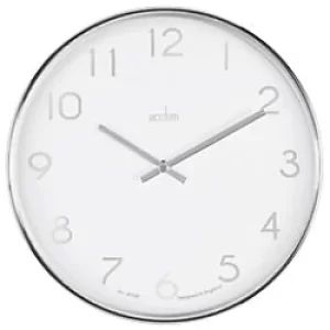 Image of Acctim Clock 22832 25 x 25 x 4 x 25cm Chrome