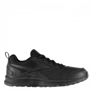Image of Reebok Almotio 5.0 Leather Boys Trainers - Black