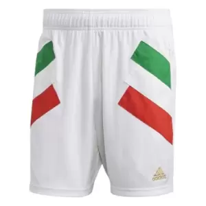 Image of adidas Italy Icon Retro Football Shorts Mens - White