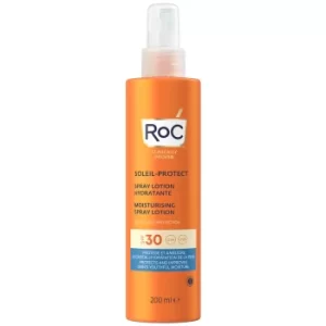 Image of RoC Soleil-Protect Moisturising Spray Lotion SPF30 200ml