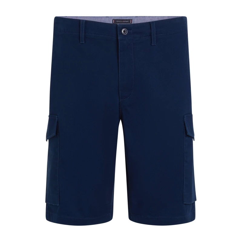 Image of Tommy Hilfiger Mens Harlem Relaxed Fit Cargo Shorts Night Sky male 30W R