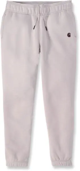 Image of Carhartt Relaxed Fit Fleece Ladies Sweatpants, beige, Size M for Women
