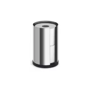 Image of blomus 66657 toilet roll holder, 2 roll, polished, cylinder NEXIO