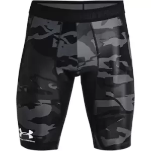 Image of Under Armour HG IsoChll Long Print Sts - Black
