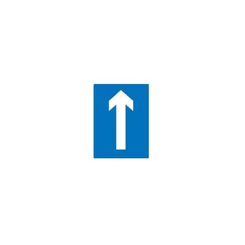 Image of One Way Post-fix Class 2 Reflective Aluminium Sign - 450 X 600MM - Sitesafe