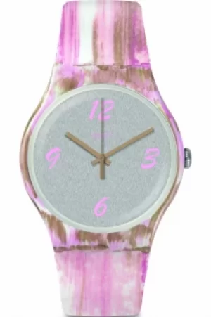 Image of Swatch Pinkquarelle Watch SUOW151