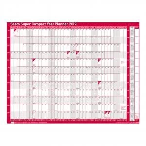 Image of Sasco 2019 Unmounted Super Compact Year Planner 2401932