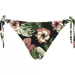 Image of Calvin Klein String Tie Side Bikini Bottoms - Black