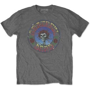 Image of Grateful Dead - Bertha Circle Vintage Wash Mens Medium T-Shirt - Charcoal Grey