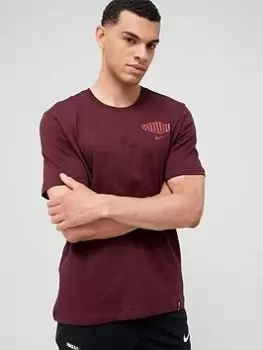 Image of Nike Liverpool FC Mens Voice T-Shirt - Red, Red Size M Men