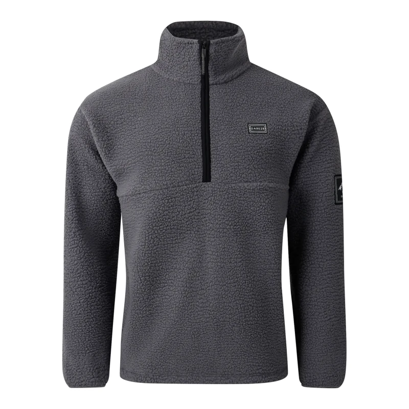 Image of Dare 2b Dare 2b Men Twin Tip Half-Zip Relaxed Insulating Active Fleece in Mid Grey Size: Medium Mid Grey M Male 5063516188513