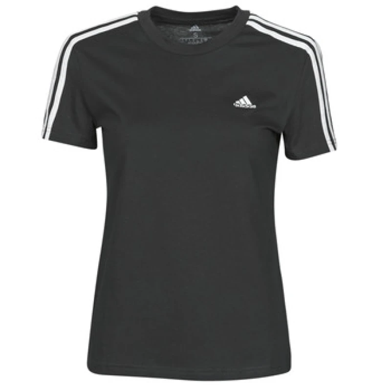 Image of adidas W 3S T womens T shirt in Black