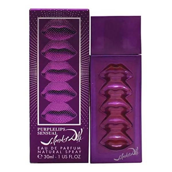 Image of Salvador Dali Purple lips sensual Eau de Parfum For Her 30ml