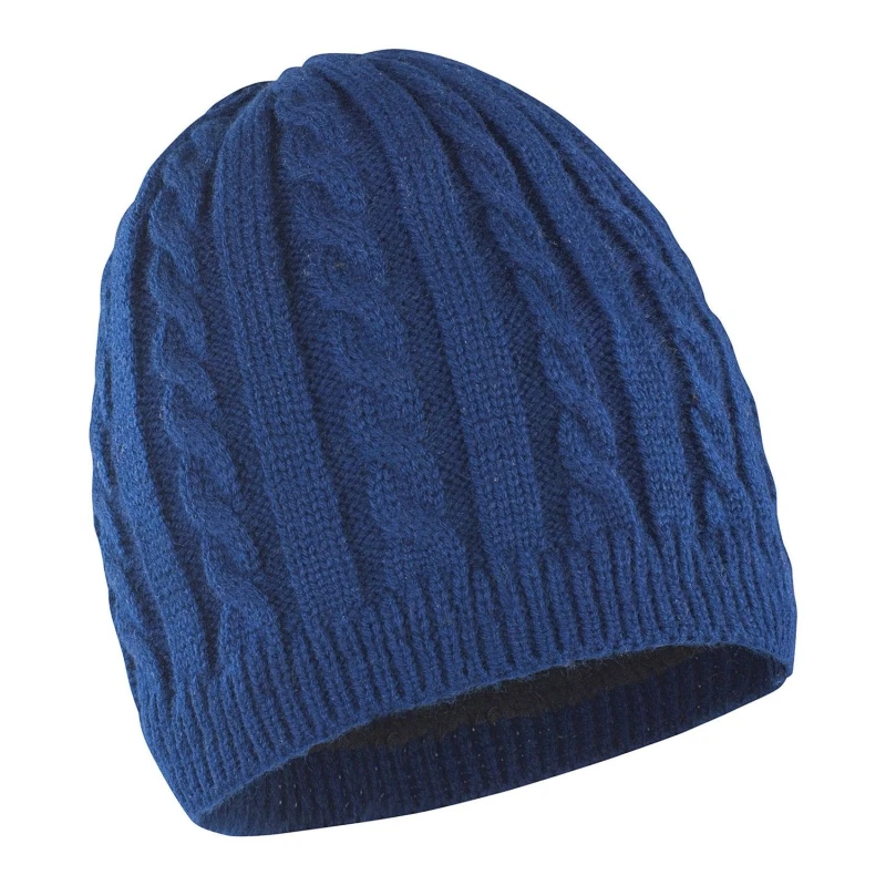 Image of Result Result Men Mariner Knitted Hat in Navy Navy One Size Male 5063527355362