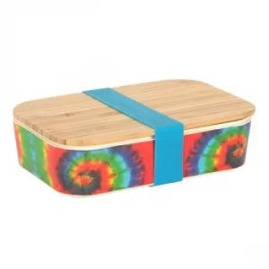 Image of Tie Dye Bamboo Lunch Box