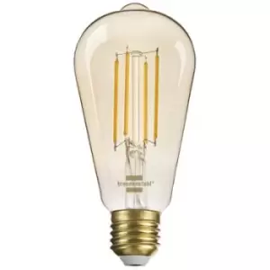 Image of Brennenstuhl LED light bulb EEC: F (A - G) 1294870272 E-27 4.9 W Gold